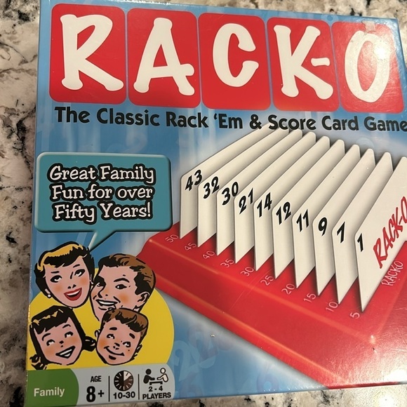 RACK-O Family Card Game NEW - Picture 2 of 5